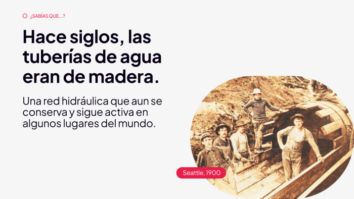 El curioso enigma (real) de las tuberías de madera